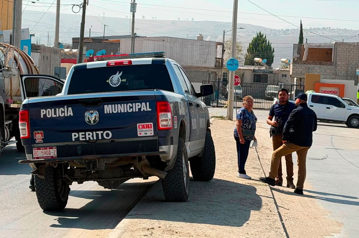 El conductor fue detenido; de manera preliminar, habría tomado el vehículo sin autorización. Foto: Border Zoom