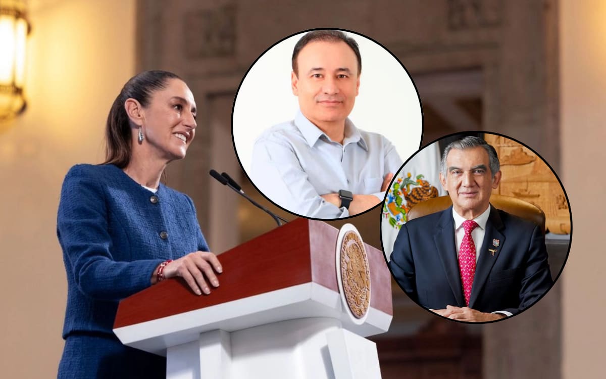 Sheinbaum reacciona a reporte de LA Times sobre Alfonso Durazo y Américo Villarreal: “Ellos tienen que aclarar la situación”. Foto: Presidencia, redes sociales
