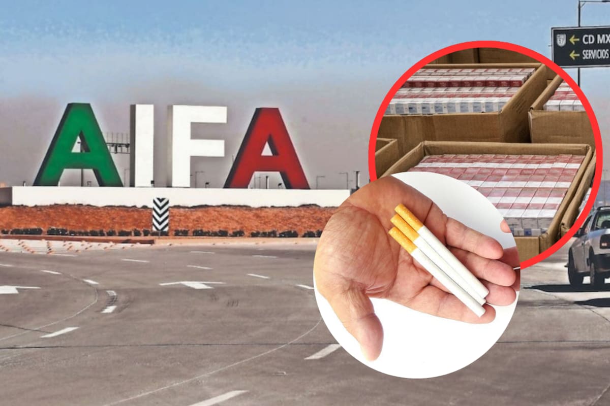 Autoridades detectaron en el AIFA un envío de 84 mil cigarrillos presuntamente apócrifos procedente de Bélgica durante revisión en la Aduana