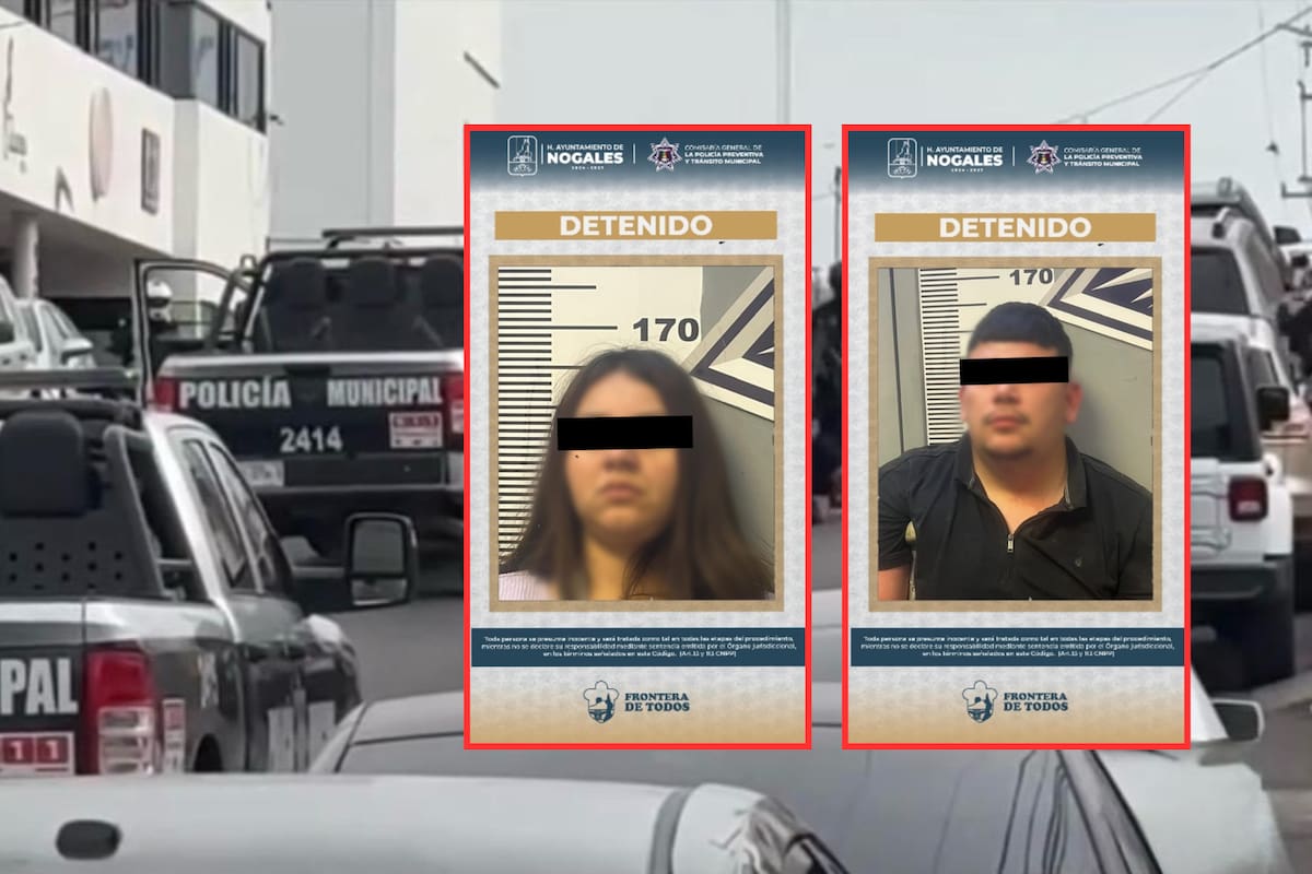 Tras persecución en Nogales, arrestan a pareja con arma de uso exclusivo del Ejército