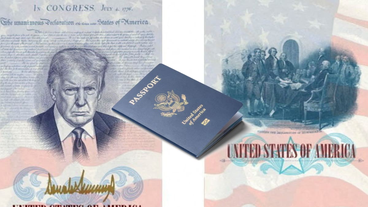 EEUU lanzará pasaportes conmemorativos por los 250 años de independencia con imagen de Donald Trump y diseño especial disponible desde este verano