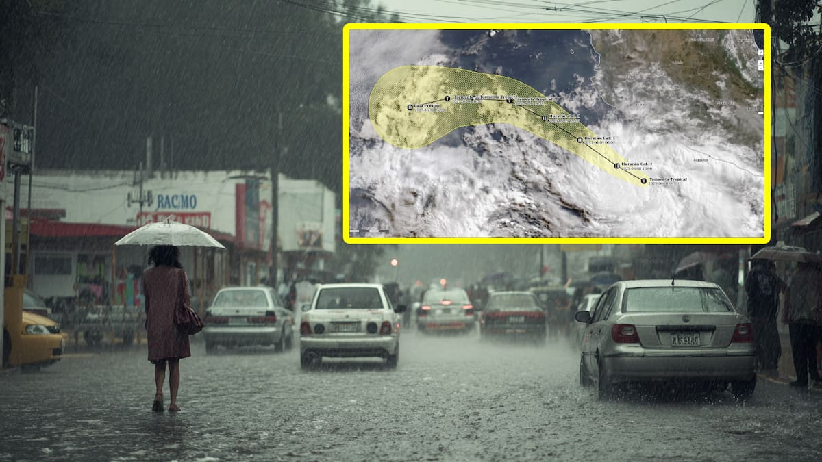 SMN alerta de lluvias muy fuertes que “inundarán” estas ciudades; otros estados se verán afectados por una intensa ola de calor