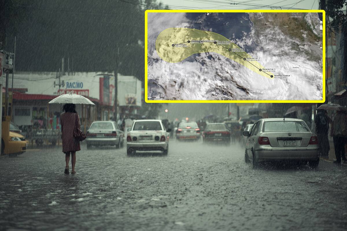 SMN alerta de lluvias muy fuertes que “inundarán” estas ciudades; otros estados se verán afectados por una intensa ola de calor