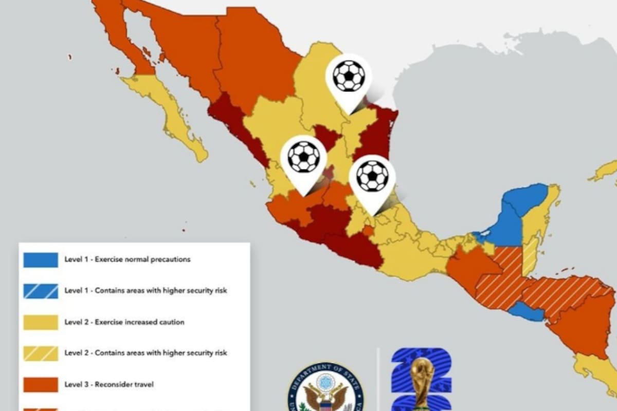 EEUU lanza alerta de viaje por “terrorismo” y delincuencia a horas del Mundial, tensando la relación entre los gobiernos de Trump y Sheinbaum