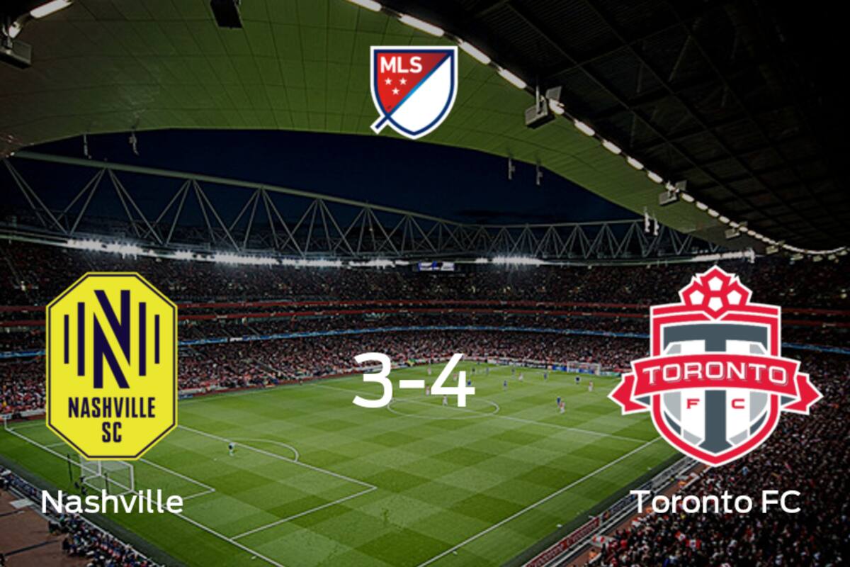 Toronto FC se lleva el triunfo después de derrotar 4-3 a Nashville SC