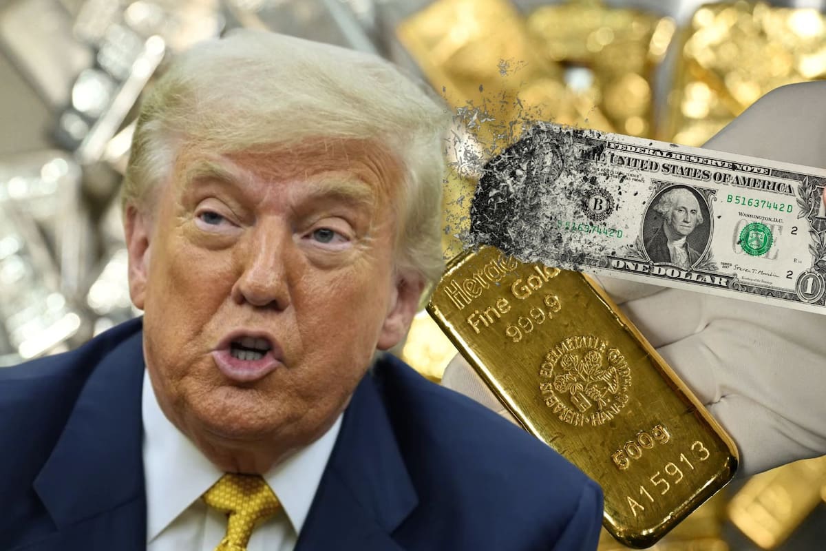 Precio del oro se ‘desploma’ ante falta de claridad por aranceles de Trump