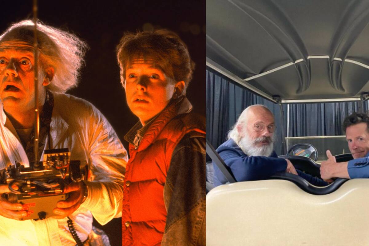 ¿Volverán al futuro? Michael J. Fox se reúne con Christopher Lloyd