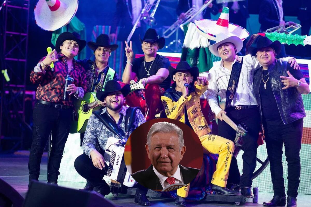 "Ya supérame": AMLO bromea contra opositores con canción de Grupo Firme