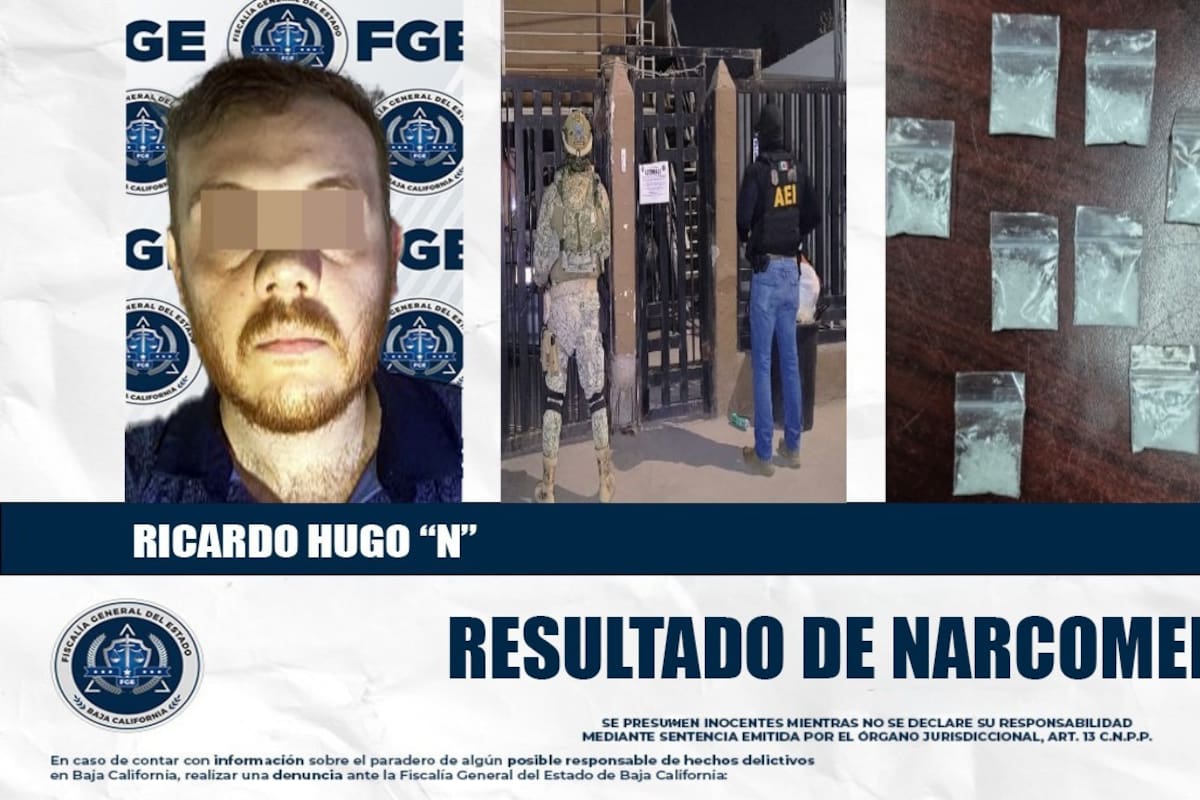 Cateo en la Hidalgo deja un detenido y 13 bolsas de droga aseguradas