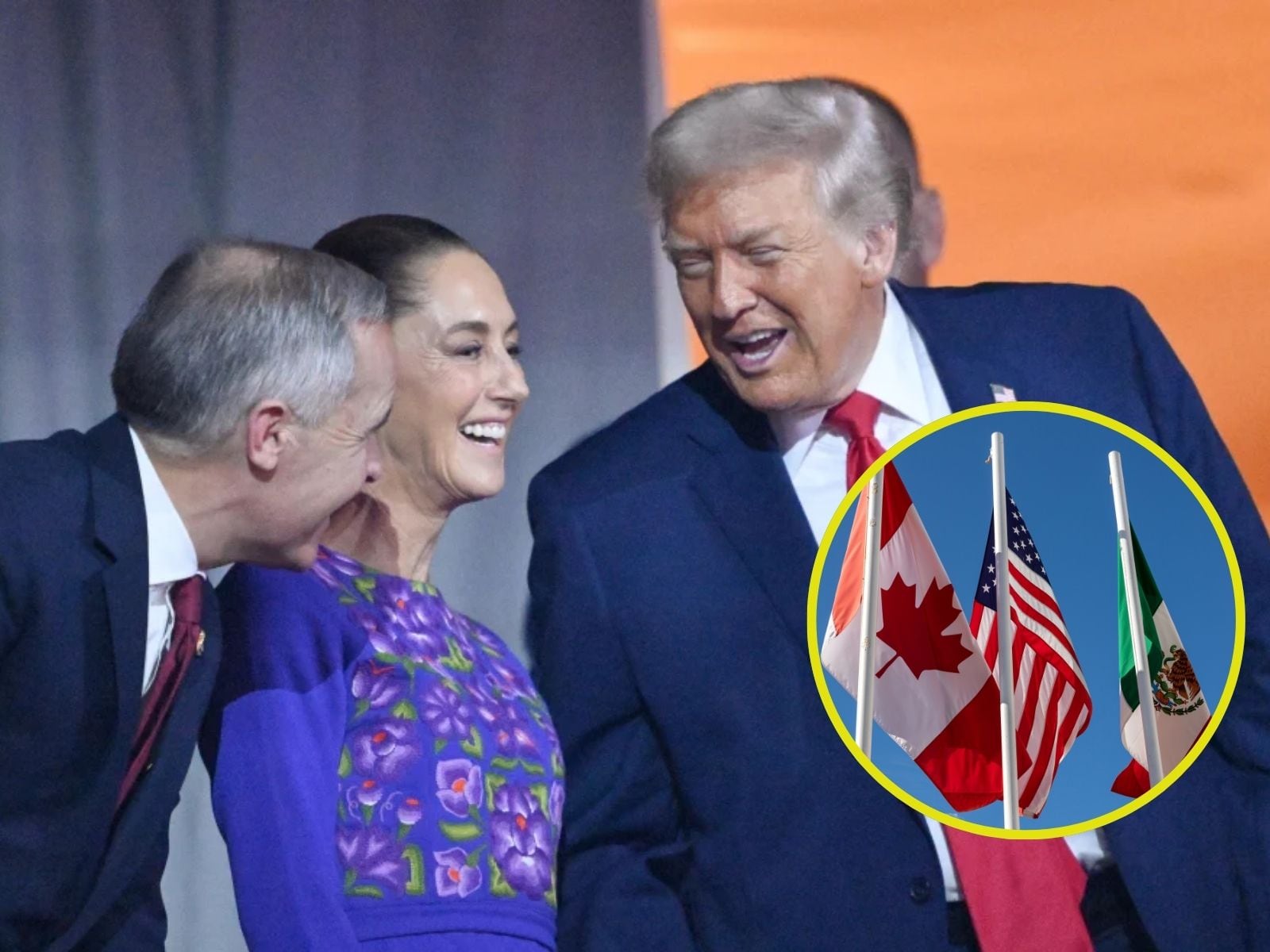 “‘Hablamos principalmente de comercio’: así fue la reunión entre Trump, Sheinbaum y Carney y lo que viene para el T-MEC en 2026”. | Crédito: AP