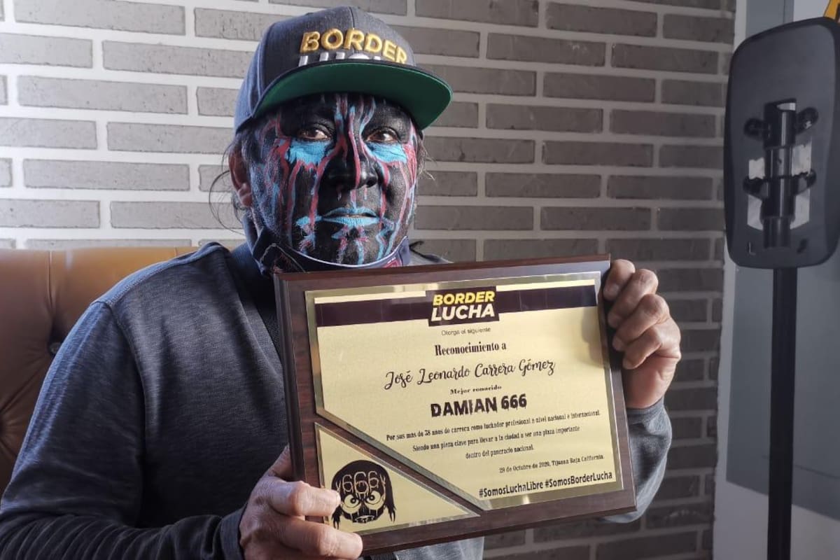 Damián 666 y sus 38 años como luchador