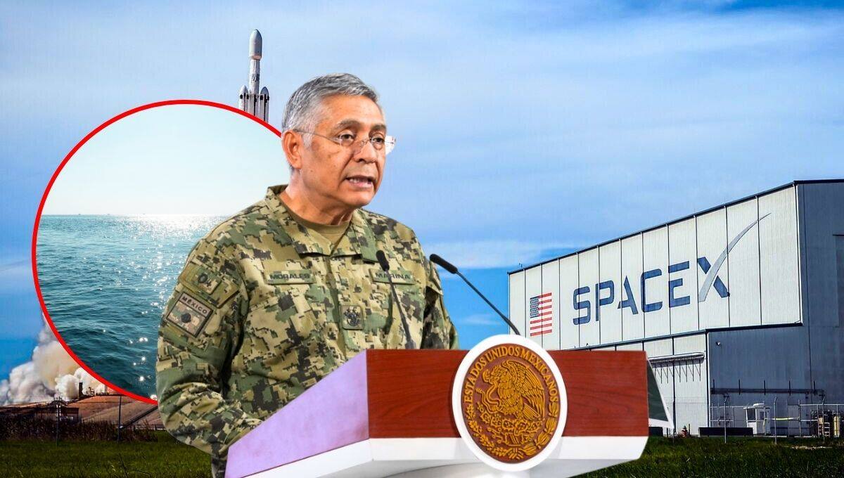 Claudia Sheinbaum y la Marina investigan a SpaceX por daños ambientales tras operación ilegal en playa Bagdad, Tamaulipas.