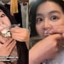 Tendencia viral en China: “comer sin comer”, así simulan saciedad usando plástico en la boca