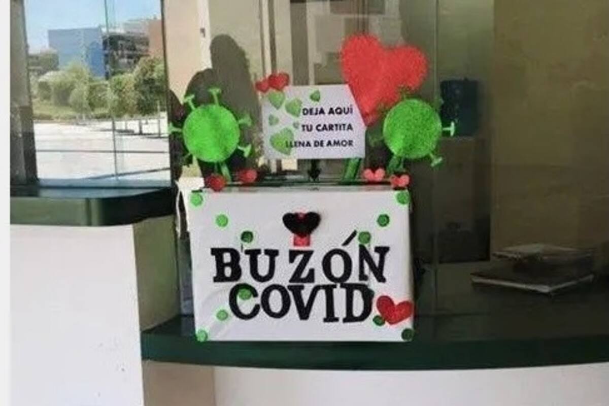 Con cartas buscan mejorar la salud de pacientes Covid