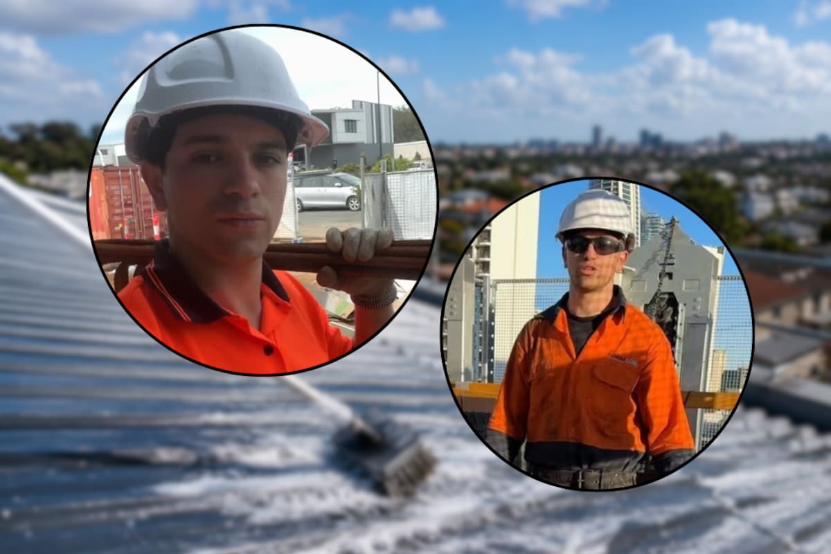 Se fue a trabajar como albañil en Australia y ahora recibe alrededor de 3 mil 900 pesos por ocho horas limpiando techos con una tarifa de 40 dólares australianos por hora