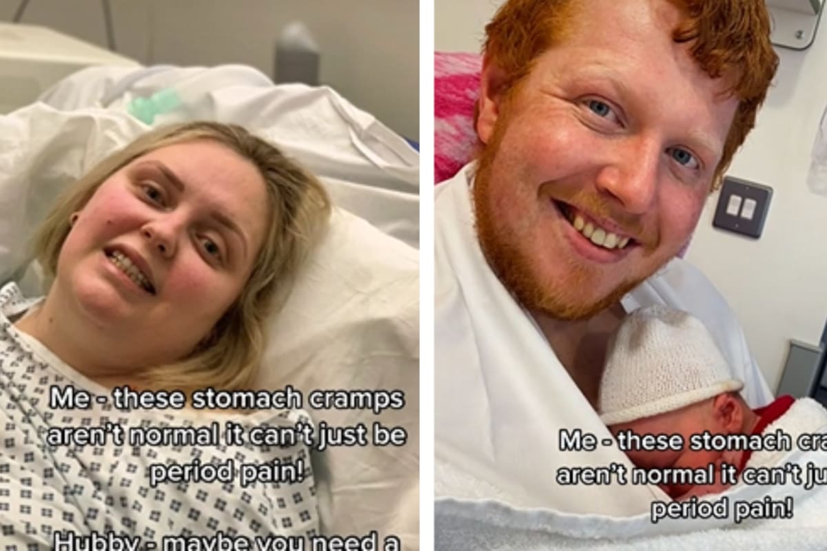 TikTok: Ingresó a un hospital por un dolor estomacal e inesperadamente estaba en labor de parto