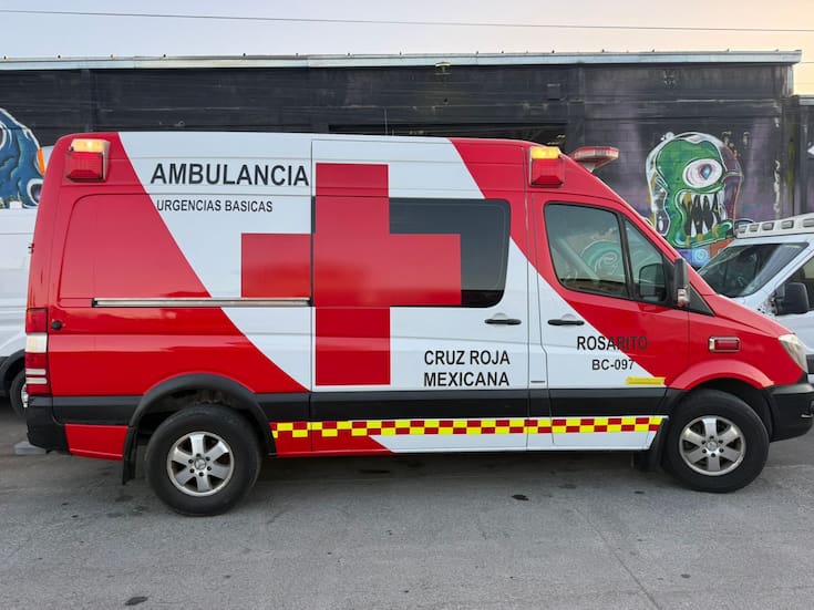 Donan nueva ambulancia a Cruz Roja Rosarito; ya suman seis unidades al servicio de la comunidad