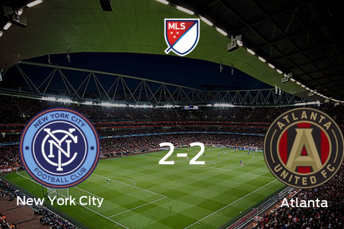 New York City y Atlanta United se reparten los puntos y empatan 2-2