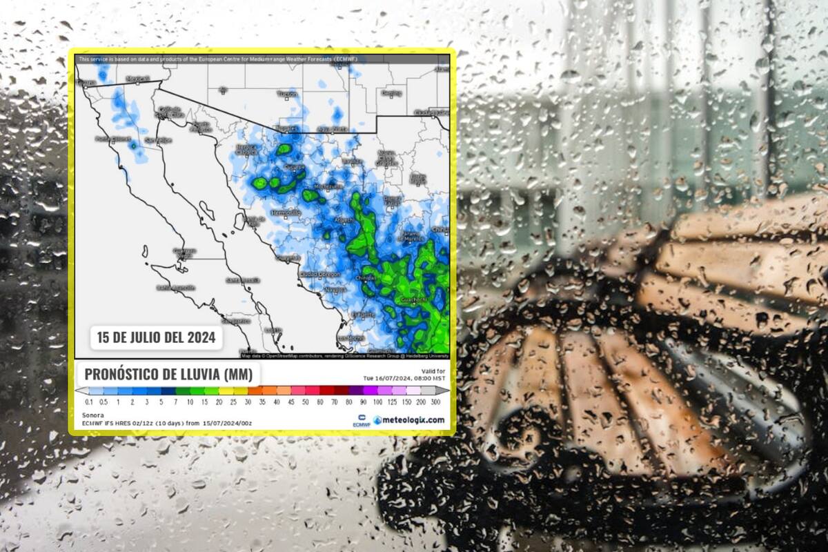 Clima en Sonora hoy 15 de Julio: Se esperan tormentas en estos municipios de Sonora