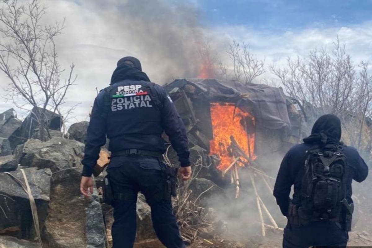 Desmantelan puntos de vigilancia clandestinos cercanos a la frontera