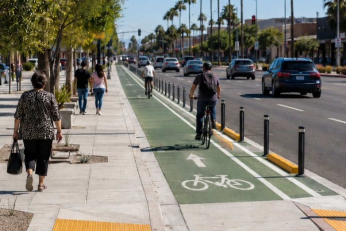 Mexicali apuesta por el peatón: La avenida Madero se transforma en la primera “Calle Completa” de la ciudad