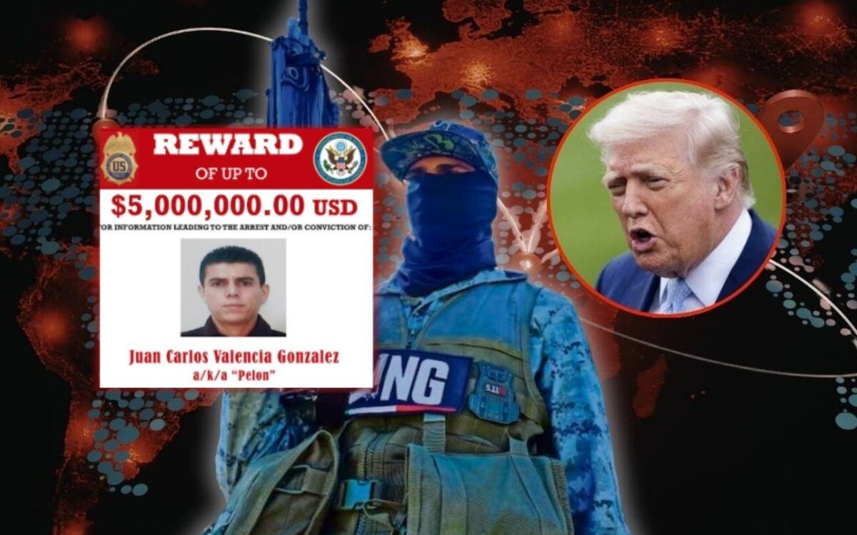 EEUU ofrece hasta 25 millones de dólares por Juan Carlos Valencia, presunto heredero del CJNG tras la muerte de “El Mencho”. | Crédito: REUTERS/Cortesía/Banco digital GH