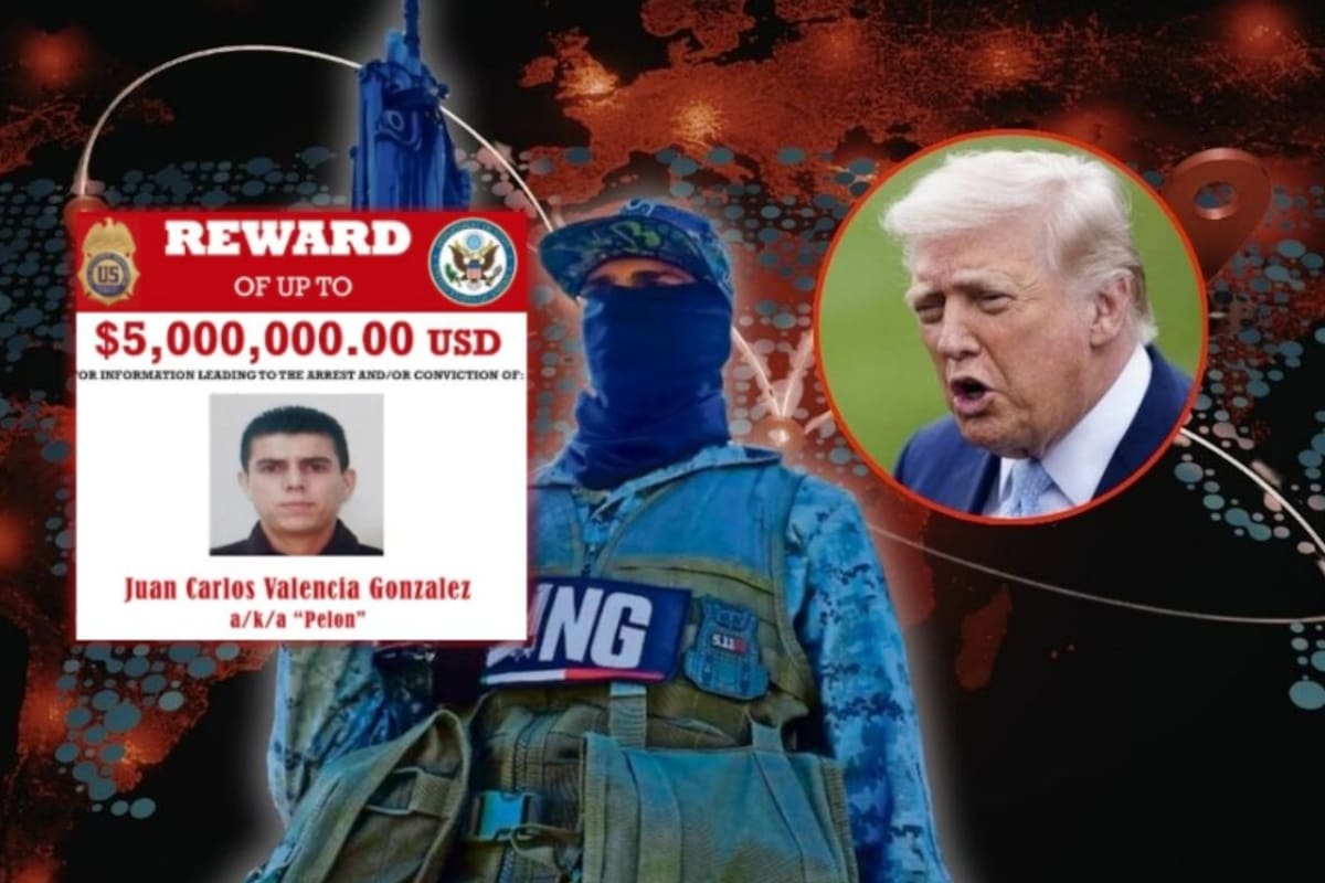 Estados Unidos ofrece pago de hasta 5 millones de dólares por Juan Carlos Valencia, presunto heredero del CJNG tras la muerte de “El Mencho” y señalado por narcotráfico internacional y uso de armas
