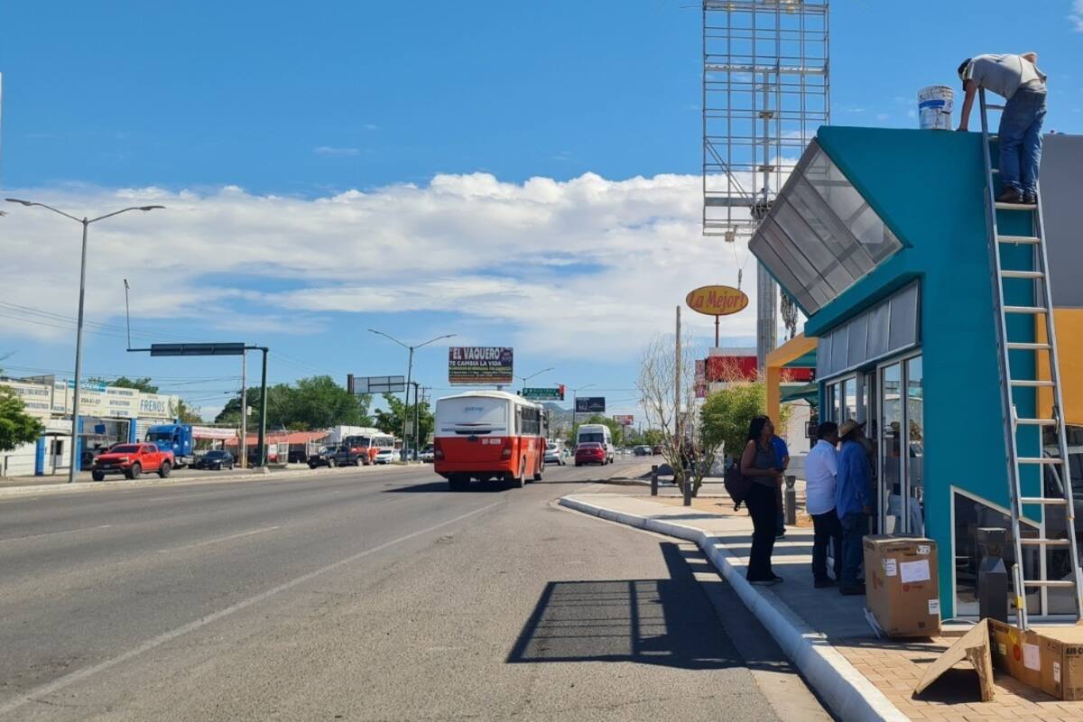 Realizan mejoras a parada de camión refrigerada