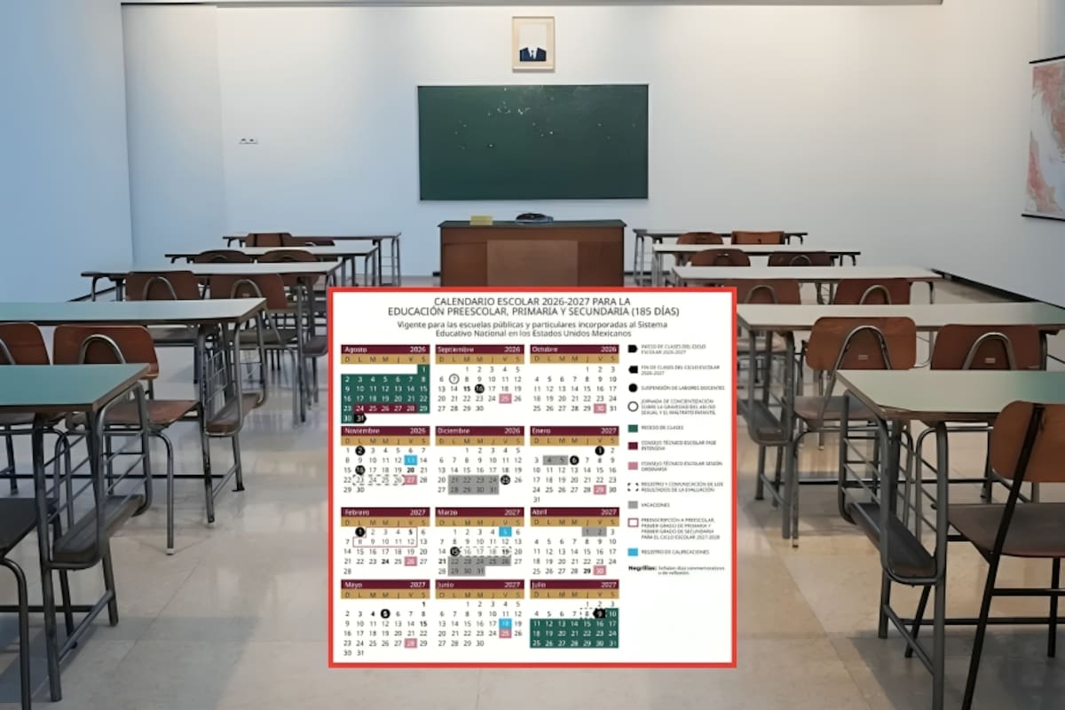 Calendario SEP 2026-2027: estos serían los 8 puentes para estudiantes de primaria y secundaria, según el primer borrador