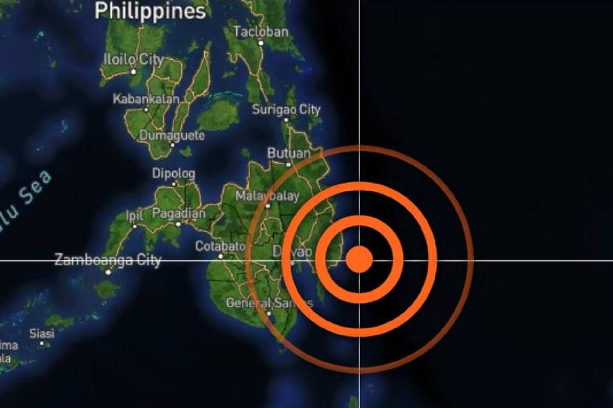 Terremoto 6,2 sacude isla de Mindanao, al sur de Filipinas