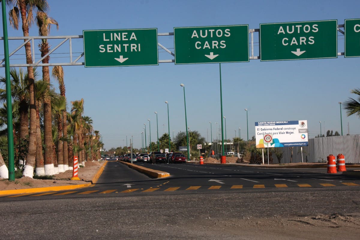 Oficina para SENTRI en Calexico abre el 8 de septiembre de 2020