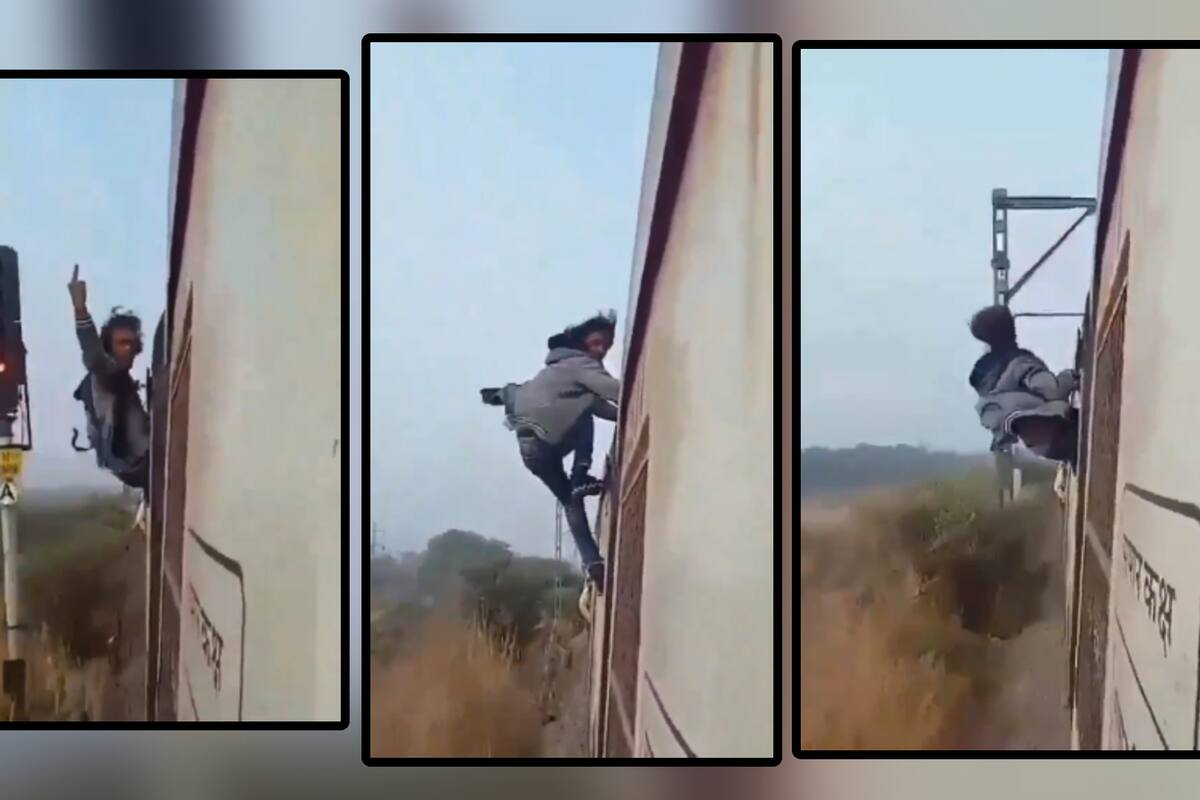 VIDEO: Joven sufre terrible accidente al querer grabar video de TikTok sobre un tren