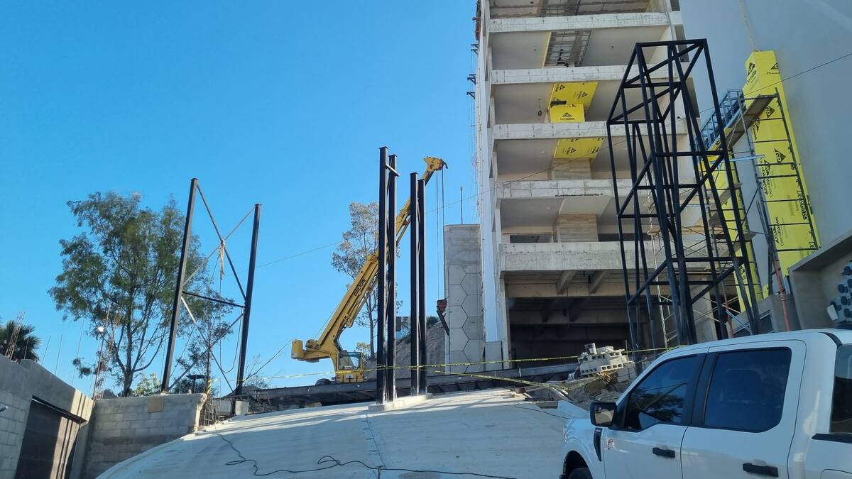vecinos expresan su inconformidad por una obra en curso Foto: Cortesía