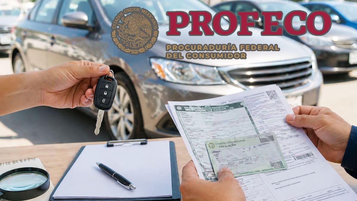 Consejos de Profeco para comprar un auto usado: Por qué debe verificar el número de serie y motor antes de pagar para evitar fraudes y asegurar el patrimonio familiar