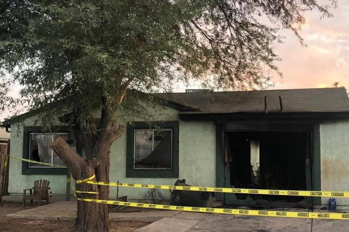 Quema la casa de su vecino, en Calexico
