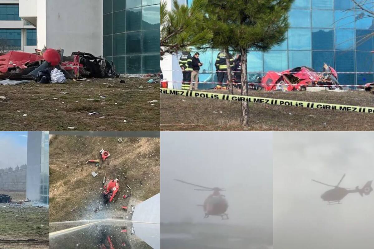 Helicóptero se estrella contra hospital en Turquía; hay 4 fallecidos