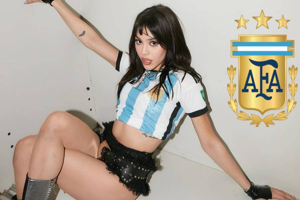 Fans mexicanos tunden a Danna Paola por usar camiseta de Argentina