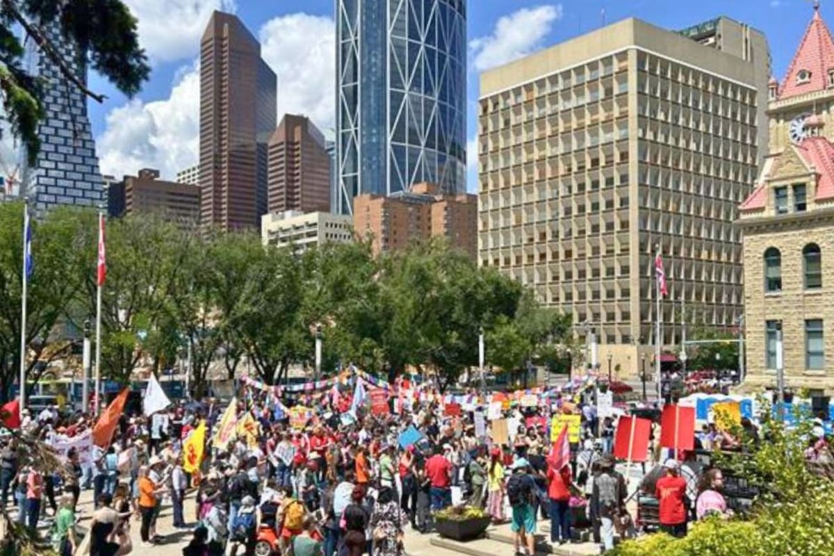 Protestas contra la Cumbre del G7: Miles de manifestantes rechazan la presencia de Donald Trump en Canadá