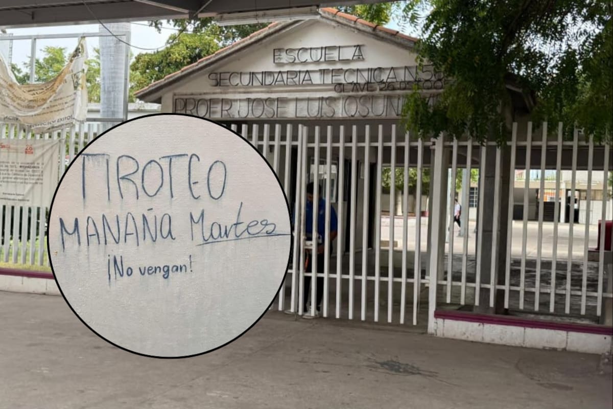 Provoca mensaje de tiroteo ausentismo del 80% en secundaria de Ciudad Obregón