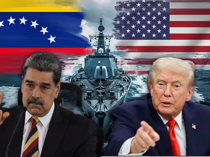 Venezuela despliega a su armada para escoltar buques petroleros tras anuncio de “bloqueo total” de Donald Trump, mientras Maduro afirma que las exportaciones continúan operando