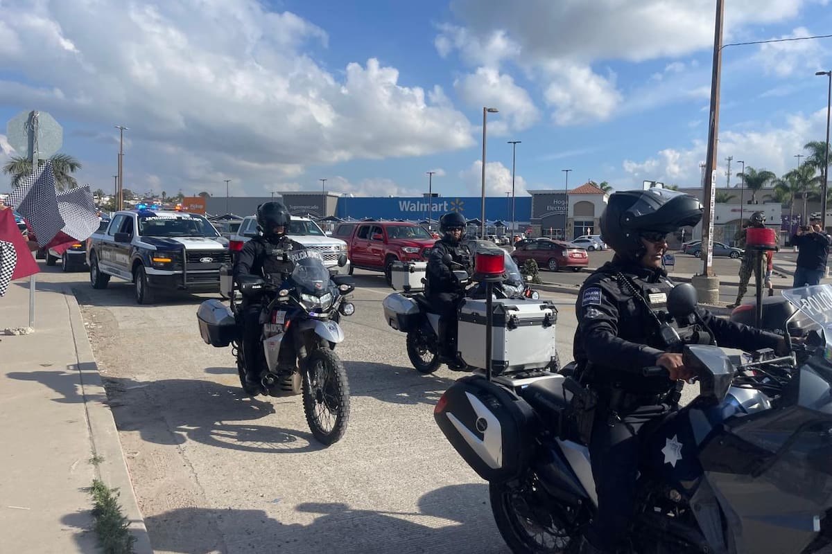 Refuerzan seguridad para fiestas decembrinas en Rosarito