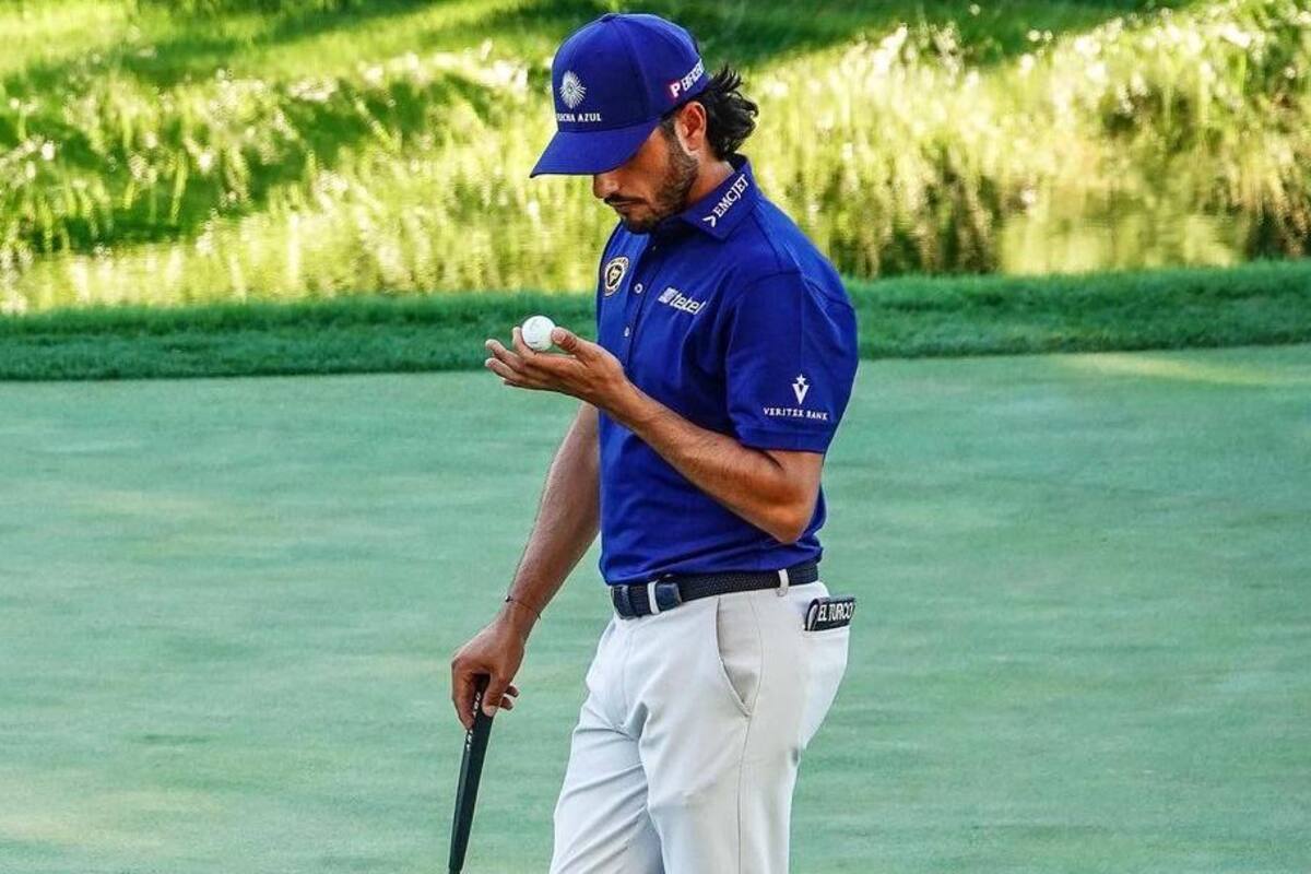 Mexicano comanda el torneo de golf más importante del mundo