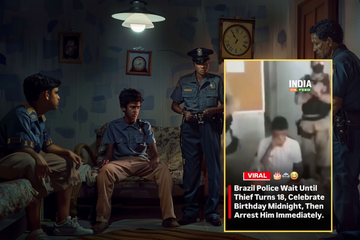 “Le cantaron Las Mañanitas y todo”: policía en Brasil espera a que ladrón cumpla 18 años para llevarlo a prisión