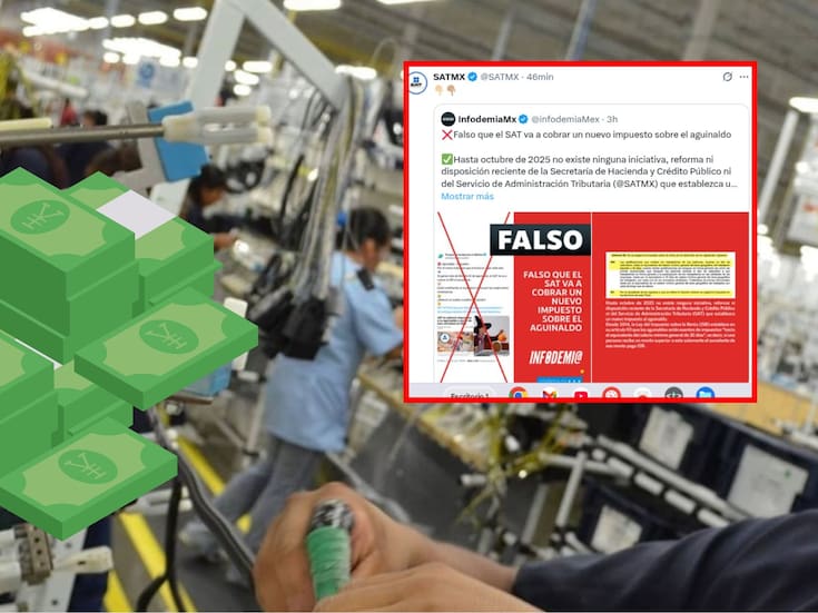 SAT aclara que no habrá nuevo impuesto sobre el aguinaldo en 2025 y explica cómo se calcula la exención con base en salario mínimo