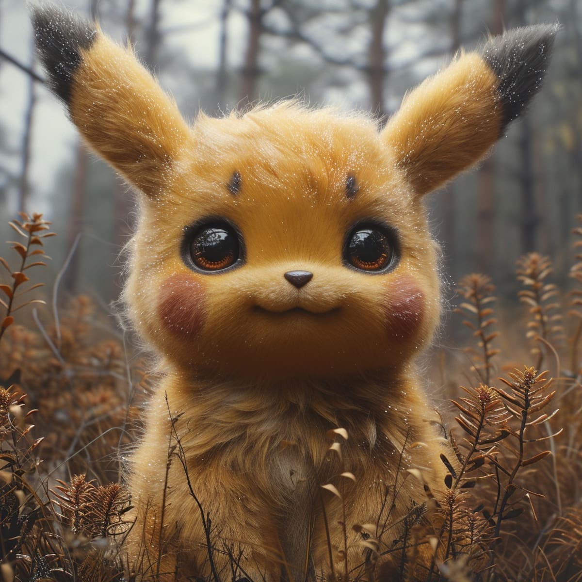Pikachu en versión realista según la Inteligencia Artificial