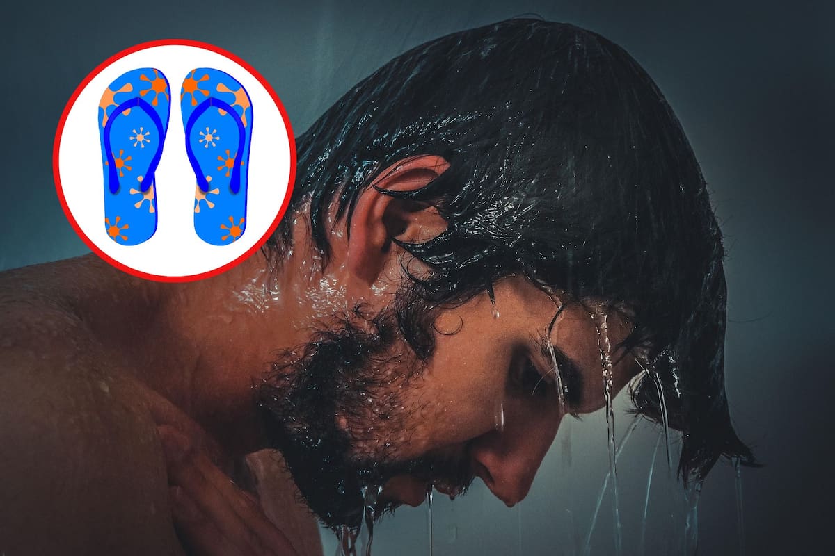 ¿Es peligroso bañarse sin chanclas? Esto dice la ciencia