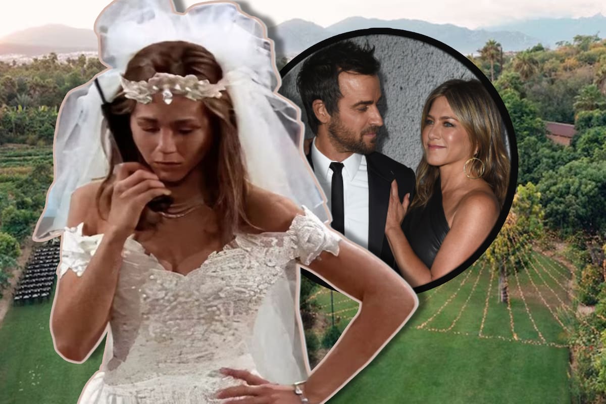 Así fue la boda fallida de Jennifer Aniston y Justin Theroux en México
