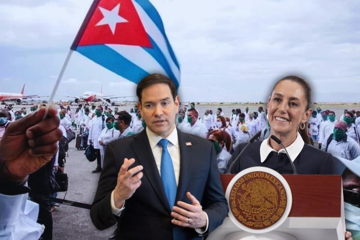 México defiende contratación de médicos cubanos tras sanciones de EEUU por “trabajo forzado” y asegura que es legal
