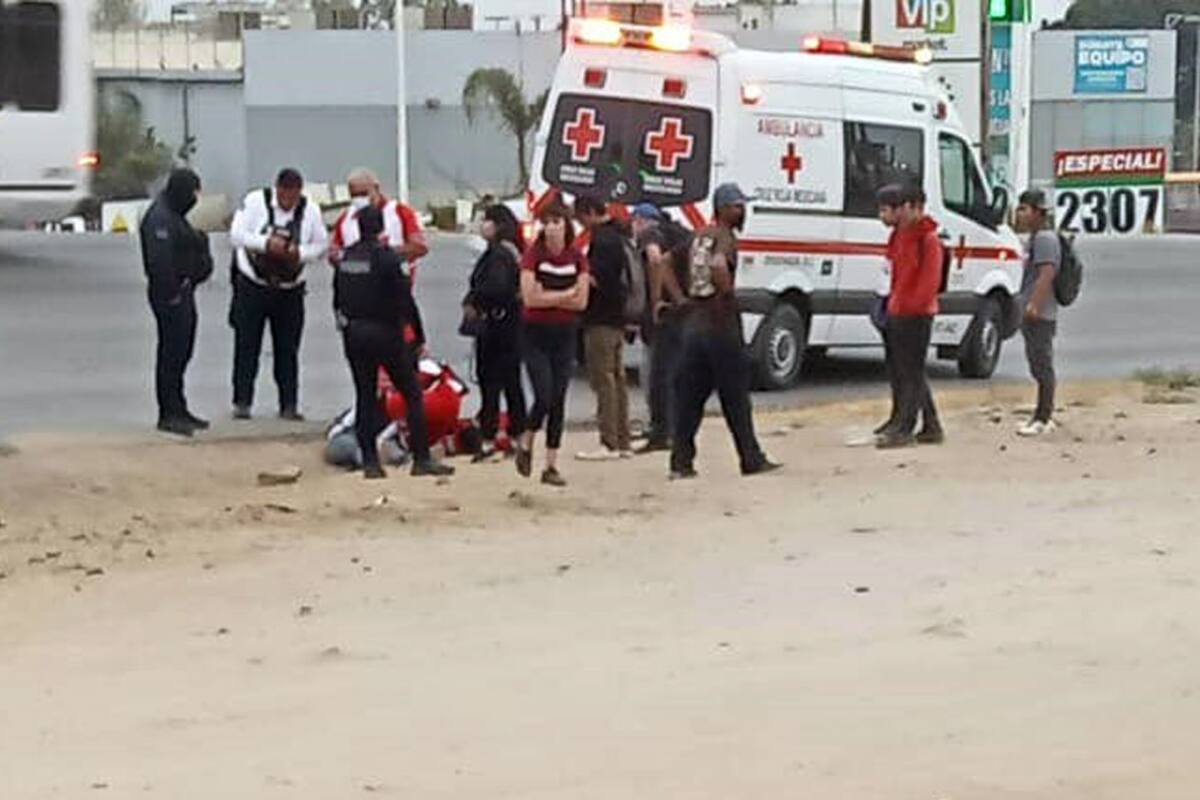 Abandonan a víctima de accidente en carretera Transpeninsular