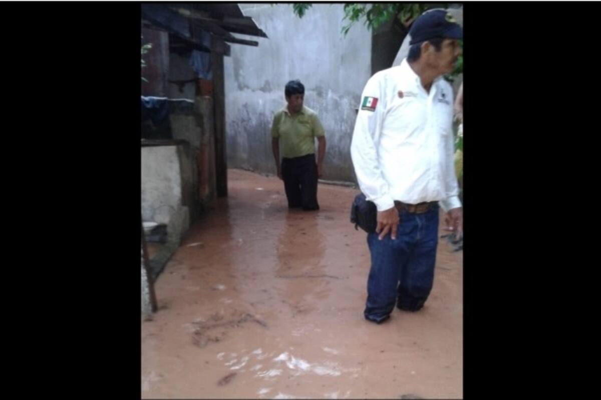 Lluvias provocan desbordamiento de ríos en Chiapas